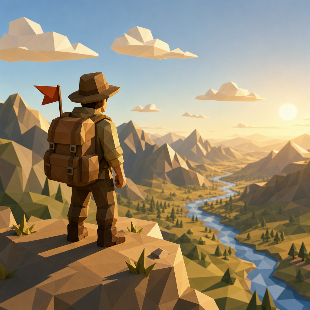 Low Poly 3D Renders