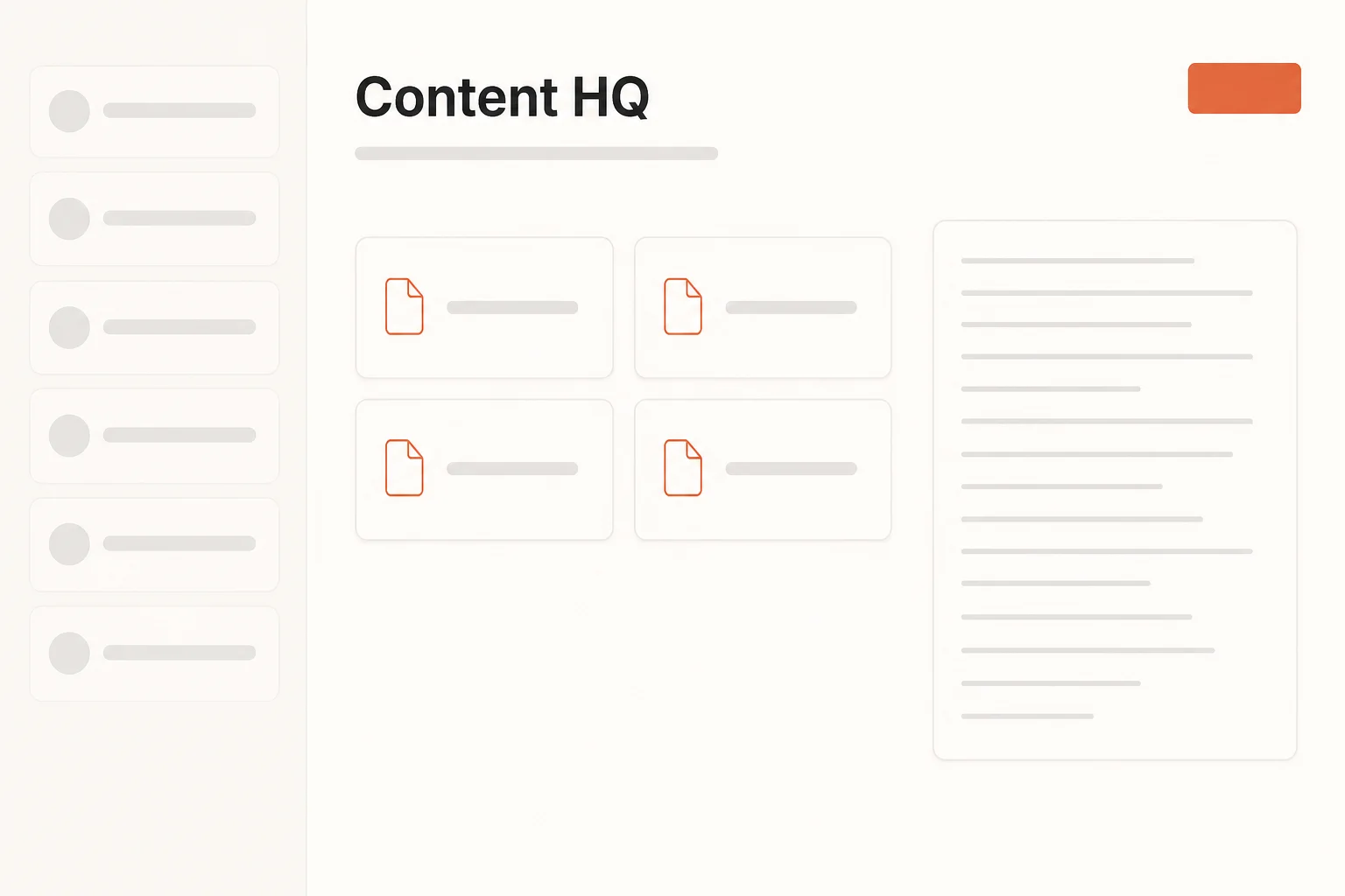 A Claude Project named Content HQ, showing uploaded reference files alongside a panel of saved custom instructions.