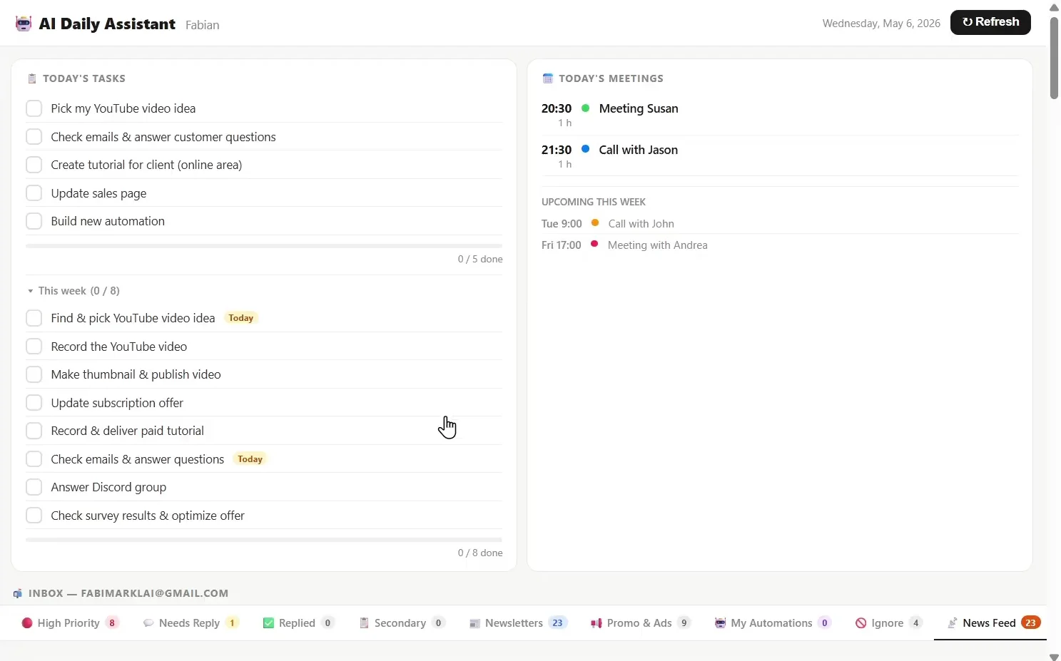 New Project dialog in Claude Desktop with a project name being entered