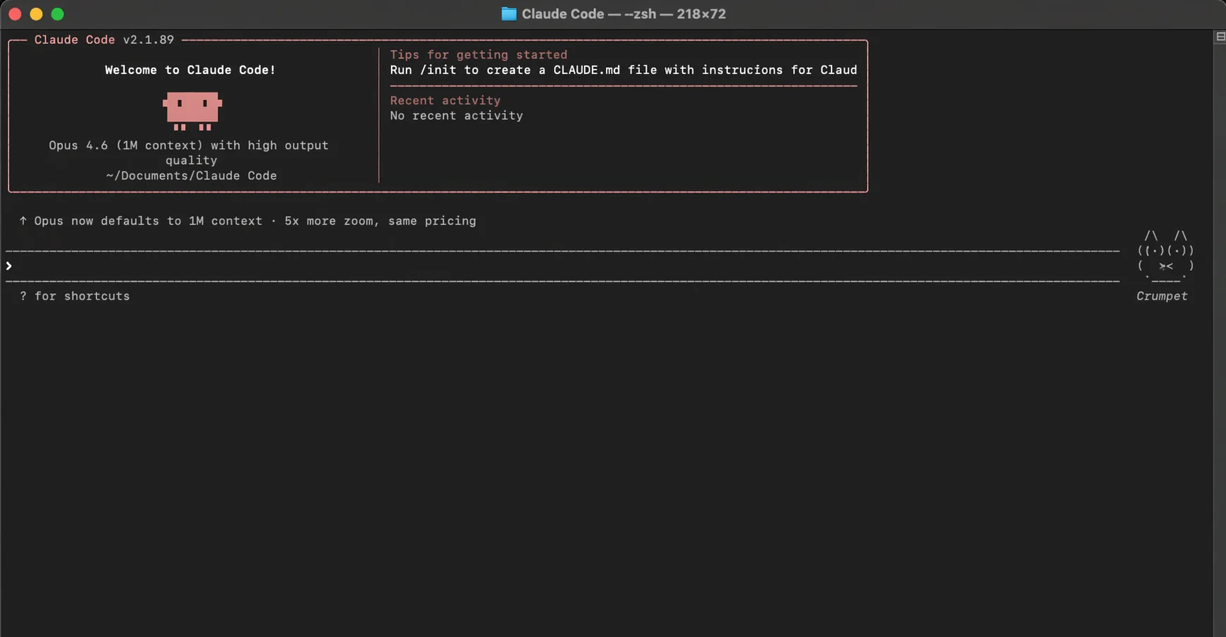 A typical Claude Code error and fix in the terminal