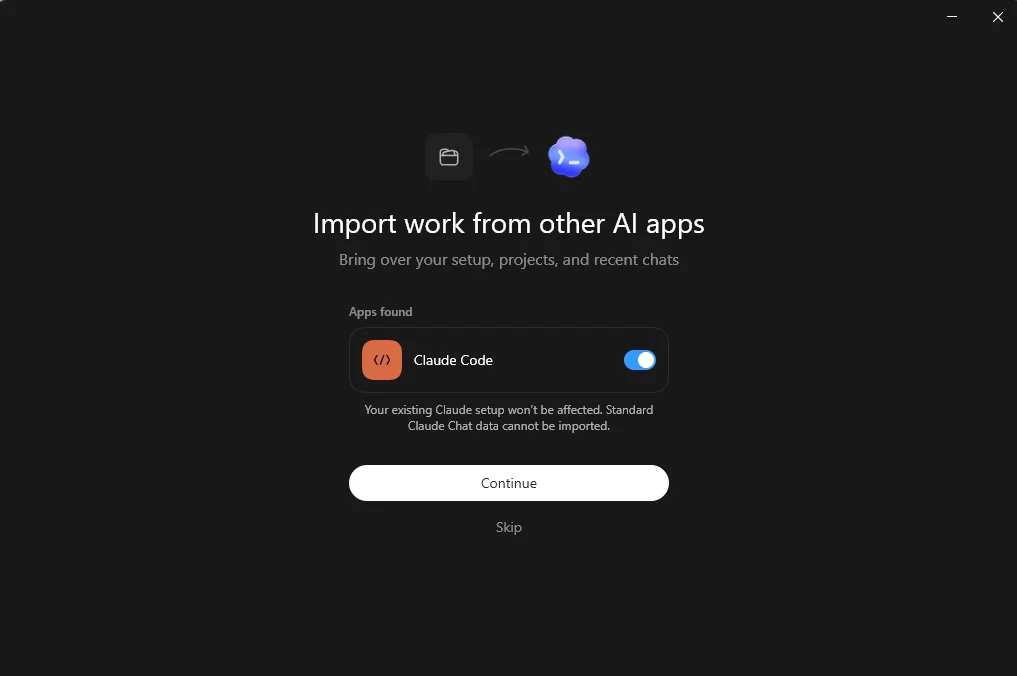 Diagram comparing Codex as one unified agent versus the Claude desktop app three tabs: Chat, Code, and Cowork